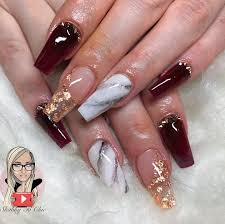 Black And Rose Gold Nails Design Marble Very Berry Snowdrops White Carbon Black Copper Leaf And Rose Gold Nails Gold Nails Rose Gold Nails Creative Nail Designs