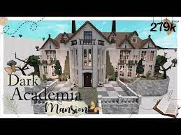 Bloxburg mansion ideas are the top demanded house layouts in the game. Dark Academia Family Mansion No Large Plot Welcome To Bloxburg Roblox Youtube In 2021 Mansions Castle House Design Two Story House Design