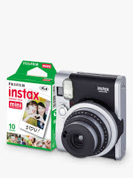 Fujifilm Instax Mini 90 Instant Camera With 10 Shots Of Film Built In Flash Hand Strap At John Lewis Partners