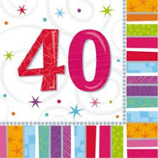 Pin By Susan Marshall On Birthday Numbers In 2020 Birthday Paper Napkins Birthday Party Napkin 40th Birthday Napkins