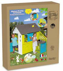 Age recommendation from 2 years type playhouse material plastic. Smoby Outdoor Spielzeug Garten Spielhaus Pretty Haus Mit Sommerkuche 7600810711 Ebay