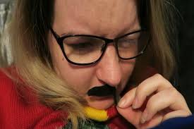 Woman's fake blood prank