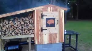 How To Build A Smokehouse My Sowbelly Bbq Smokehouse Youtube Smokehouse Bbq Smokehouse Diy Outdoor