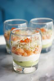 Verrines Avocat Fromage Frais Saumon Fume Recettes Allegees Ww Audecuisine Verrine Avocat Saumon Fume Verrine Saumon Fume