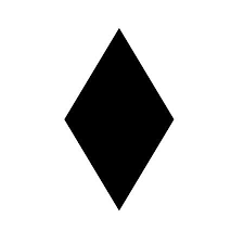 Black And White Diamond Road Sign Diamond Shape Stencil Diamond Shapes Stencil Template Diamond Symbol