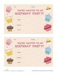 Make Your Own Birthday Invitations Education Com