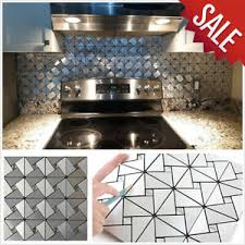 Watch how easy it is to install your own peel and stick tile backsplash in a kitchen with sticktiles. 1x Peel And Stick Tile Backsplash Mosaic Self Adhesive Tiles Kitchen Wall Silver Ebay