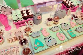 Hol dir dein pusheen merch einfach online! Cats Pusheen Birthday Party Ideas Photo 1 Of 11 Catch My Party Pusheen Birthday Kids Birthday Party Cat Baby Shower
