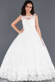 Krem Gupur Islemeli Cocuk Gelinlik Abu1238 2020 Cicekli Kiz Elbiseleri The Dress Gelinlik