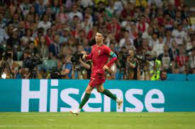 Cristiano Ronaldo Of Portugal In Action During The 2018 Fifa World Cristiano Ronaldo Ronaldo Real Madrid