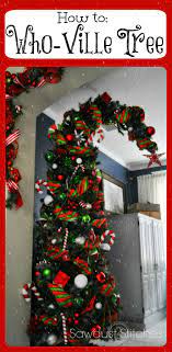 How To Make A Who Ville Tree Christmas Tree Themes Grinch Christmas Grinch Christmas Decorations
