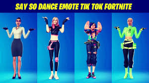 How to unlock the renegade and toosie slide took forever to release, so don't expect say so to release any time soon. New Say So Dance Emote Tiktok With Jennifer Walters Kyra Athleisure Assassin Fortnite Youtube