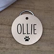U7 personalized dog tags necklace with chain stainless steel text/image print photo custom engraving pendant, gift for. Buy Mini Wim Stainless Steel Pet Id Tags Personalized Dog Tag And Cat Tag Rose Gold And Silver 5 Lines Of Custom Text Engraved On Both Sides In Round Bone Diamond And