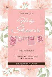 Who precisely should you invite and who should not be given an invite? 14 Free Printable Baby Shower Invitations Free Premium Templates
