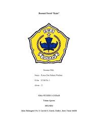 0%0% found this document useful, mark this document as useful. Resensi Novel Kata