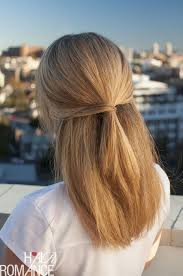 Half Up Hairstyle Inspiration Hair Romance Straight Hairstyles Medium Hair Styles Medium Length Hair Styles