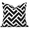 Black and white outdoor cushions. 1