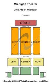 Michigan Theater Tickets And Michigan Theater Seating Chart