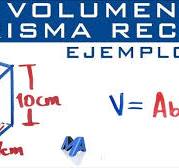 Volumen del prisma recto | Ejemplo 4 base triangular