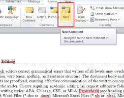 How to add and delete comments in word? Microsoft Remove Editor Comments Word 2010