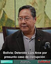 📰 ALBA-TCP Preocupada por "Lawfare" contra Luis Arce ​La ALBA-TCP expresó  su "profunda preocupación" por el inicio de un proceso de "judicialización  de la política" (lawfare) en Bolivia contra el expresidente Luis