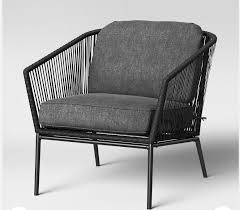 Standish 2pk Patio Club Chair Black Gray Project 62 In 2020 Target Patio Furniture Patio Chairs Club Chairs