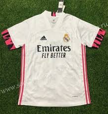 Distancé depuis quelques années par le fc barcelone, même si la decima et la undecima, la 10e et 11e victoire du club en ligue des champions, ont redonné le sourire aux socios, le real continue d'être très actif sur le marché des transferts afin de. 2020 2021 Real Madrid Home White Thailand Soccer Jersey Aaa Real Madrid Soccer Jersey Soccer