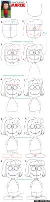 How To Draw Marcie From The Peanuts Movie Step By Step Drawing Tutorial How To Draw Step By Step Drawing Tutorials Drawing Tutorial Step By Step Drawing Draw