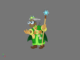 Artstation Dragonvale Tolzar Wizard Animations Deanna Schneider Animation Wizard Artwork