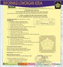 Informasi lowongan kerja kulon progo terbaru dan terlengkap. Ciz4frksjn1vvm