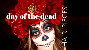 My hair on 360 is so poorly animated it just looks like i lathered the top of my head with paint. How To Day Of The Dead Halloween Hair Pieces Youtube