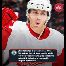 Patrick Kane will sign with the Detroit Red Wings.