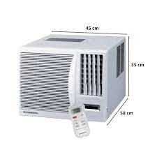 This is important annual maintenance that will extend the life of your air conditioner. Buy O General 0 75 Ton 2 Star Window Ac Akgb09fawa Copper Condenser White Online Croma