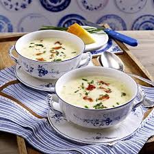 Cremige Kase Sellerie Suppe Mit Schinkenchips Rezept Lecker Rezepte Sellerie Suppe Lecker