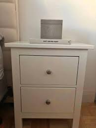 2 Ikea Hemnes Nightstands White Great Condition Furniture