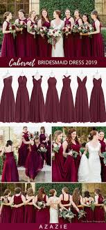 Dress Your Bridesmaids In The Azazie Cabernet Burgundy Color For Your Fall Wedding Or Winter Wed Fall Bridesmaid Dresses Bridesmaid Burgundy Bridesmaid Dresses