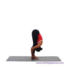 Padahastasana is a forward bend asana which is also referred to as hand under foot pose. Pada Hastasana Hands To Feet Hot Yoga Doctor