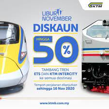 Harga tiket kereta api kluang ke butterworth. Ktm Berhad Promosi Diskaun Dilanjutkan Sehingga 16 Nov 2020 Nikmati Tawaran Promosi Tambang Murah Hingga 50 Bagi Perkhidmatan Ets Ktm Intercity Dapatkan Tiket Anda Sekarang Melalui Aplikasi Ktmb Mobile Atau