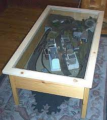 Some side tracks would fit there too, possibly with a locomotive shed. How To Make A Train Coffee Table