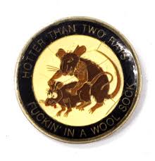 Hotter than two rats in a wool sock