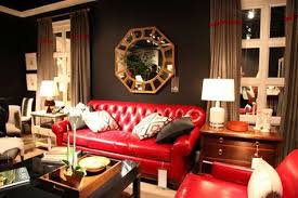 A Red Room Decorating With The Color Red Red Leather Sofa Black And White Living Room Red Leather Couch Living Room