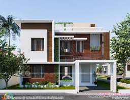 34 Lakhs Cost Estimated Contemporary Home Kerala House Design Small House Design Architecture Duplex House Design
