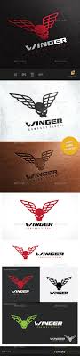 Winger Logo Geometric Logo Logo Templates Logo Branding Identity