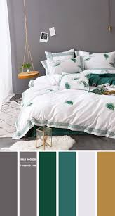 For a chic pink and gray bedroom, pair an upholstered gray bed frame with pink bedding or a beautiful pink rug. 7 Calming Color Palettes For Bedroom Grey And Green Bedroom