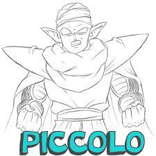 The dragon ball anime and manga franchise feature an ensemble cast of characters created by akira toriyama. How To Draw Piccolo From Dragon Ball Z With Easy Step By Step Drawing Tutorial How To Draw Step By Step Drawing Tutorials