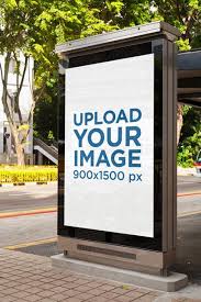 Download Placeit Bus Stop Ad Mockup