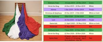 Standard holidays for the usa (thanksgiving would appreciate a roman catholic calender 2021 lithurgical. Colors Of Faith 2021 Liturgical Colors Roman Catholic Liturgical Colors For Catholic Church The Four Main Colors Shown Are