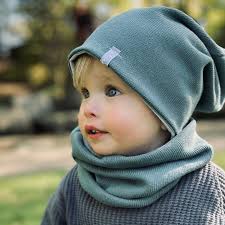 Loop Scarf *cotton Knit Pink* Baby Children Girl Boy