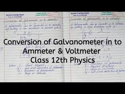 How Can A Galvanometer Be Converted Into A Ammeter And Voltmeter? Explain?  | Homework.Study.Com