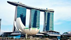 Guests can enjoy panoramic views of the skyline. Marina Bay Sands Hotel Series Elegant Architectural Structures For Fans Of Skywalks